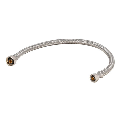 Eastman 48744 1/2 in. IPS x 7/16 in. Compression x 20 in. Braided Stainless Steel Faucet Connector