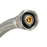 Eastman 48744 1/2 in. IPS x 7/16 in. Compression x 20 in. Braided Stainless Steel Faucet Connector - 3