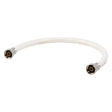 Eastman 48902 1/2 in IPS x 1/2 in IPS x 20 in Flexible PVC Faucet Supply Line with Plastic Insert