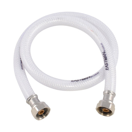 Eastman 48904 1/2 in. IPS x 1/2 in. IPS x 30 in. Flexible PVC Faucet Supply Line with Plastic Insert