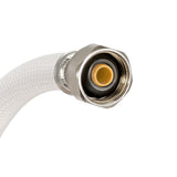 Eastman 48904 1/2 in. IPS x 1/2 in. IPS x 30 in. Flexible PVC Faucet Supply Line with Plastic Insert - 3