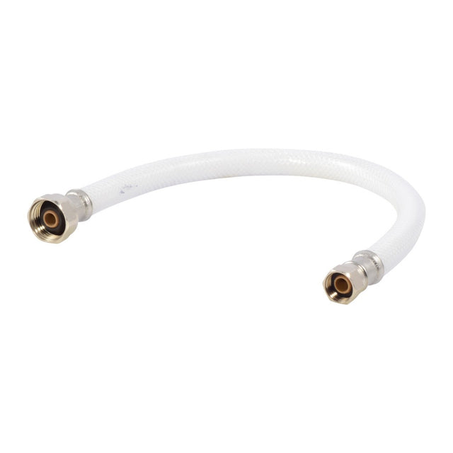 Eastman 48910 1/2 in. IPS x 3/8 in. Compression x 16 in. Flexible PVC Faucet Supply Line