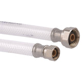 Eastman 48910 1/2 in. IPS x 3/8 in. Compression x 16 in. Flexible PVC Faucet Supply Line - 3