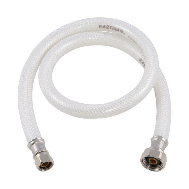 Eastman 48913 1/2 in. IPS x 3/8 in. Comp x 30 in. Flexible PVC Faucet Supply Line with Plastic Insert