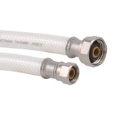 Eastman 48913 1/2 in. IPS x 3/8 in. Comp x 30 in. Flexible PVC Faucet Supply Line with Plastic Insert - 3