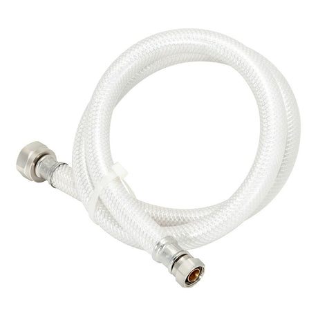 Eastman 48914 1/2 in. IPS x 3/8 in. Compression x 36 in. Flex Water Supply Line with Plastic Insert