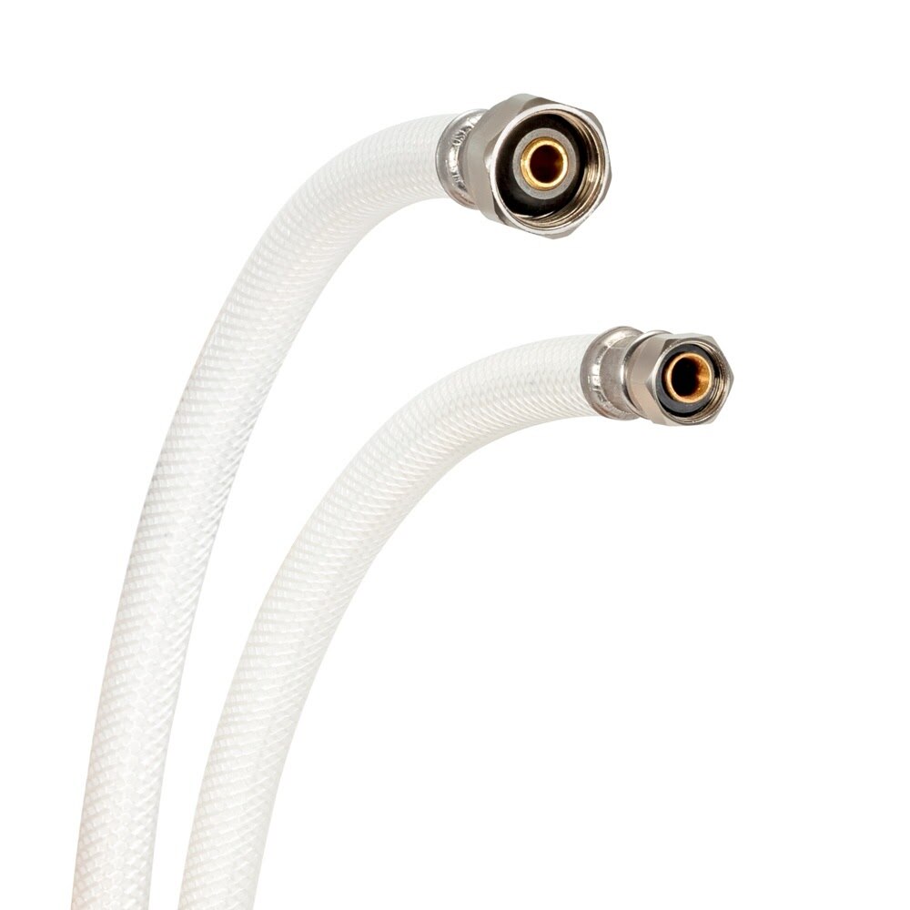 Eastman 48914 1/2 in. IPS x 3/8 in. Compression x 36 in. Flex Water Supply Line with Plastic Insert - 3