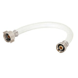 Eastman 48958 1/2 in. IPS x 7/8 in. Ballcock x 12 in. PVC Toilet Supply Line