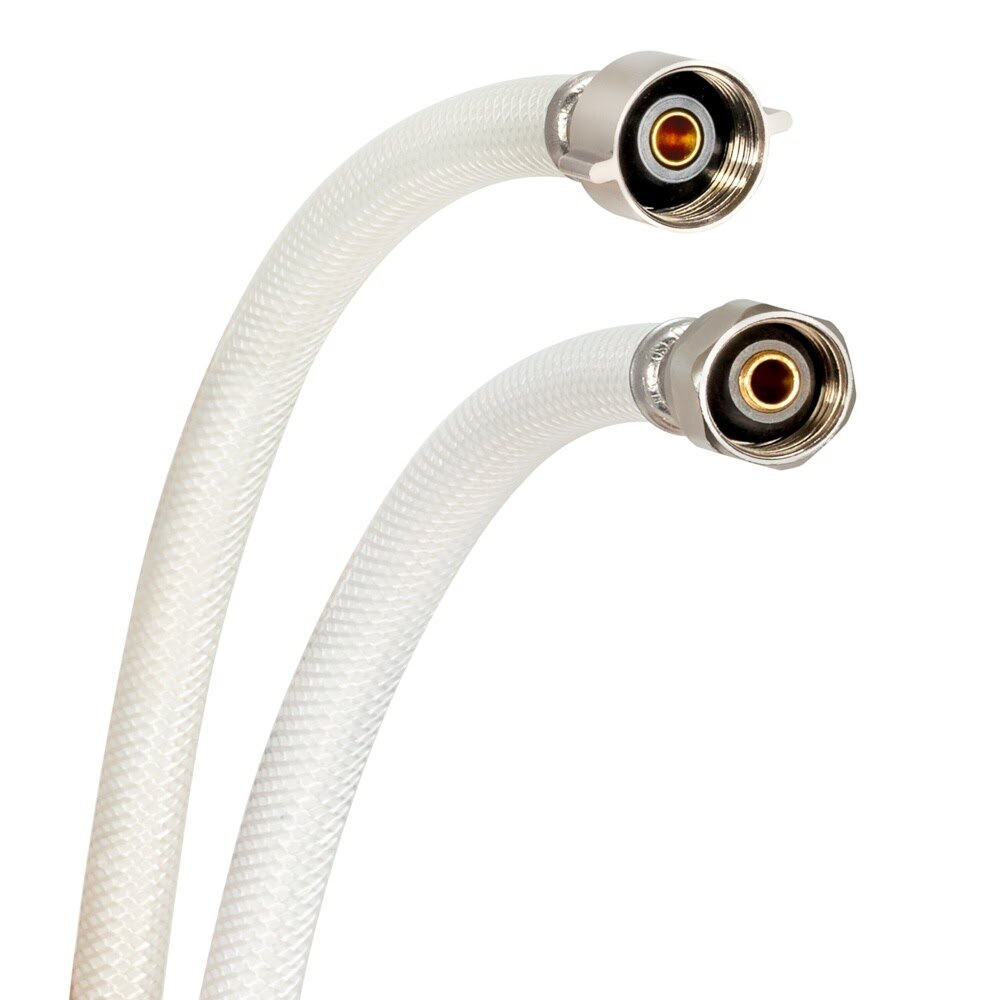 Eastman 48958 1/2 in. IPS x 7/8 in. Ballcock x 12 in. PVC Toilet Supply Line - 3