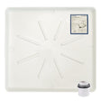 Eastman 52525 30 in x 32 in Heavy Duty Plastic Washing Machine Drain Pan