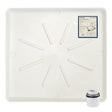 Eastman 52525 30 in x 32 in Heavy Duty Plastic Washing Machine Drain Pan