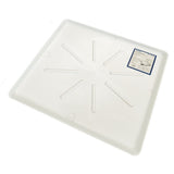 Eastman 52525 30 in x 32 in Heavy Duty Plastic Washing Machine Drain Pan - 3