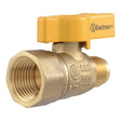Eastman 60001B 3/8 in. OD Flare x 1/2 in. FIP Straight Brass Gas Valve