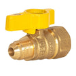 Eastman 60001 3/8 in OD Flare x 1/2 in FIP Straight Brass Gas Valve