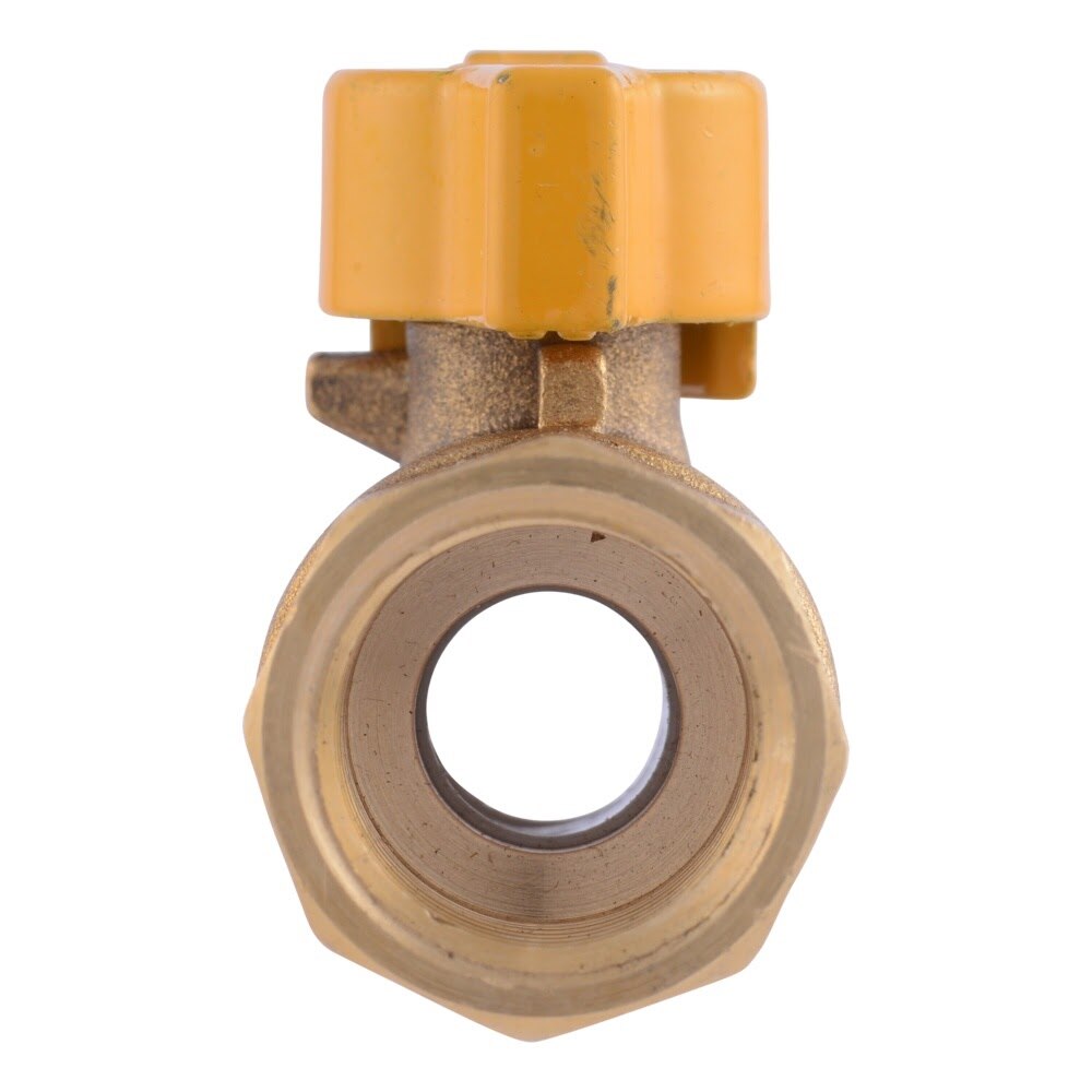 Eastman 60009 1/2 in. x 1/2 in. FIP Straight Brass Gas Ball Valve - 3