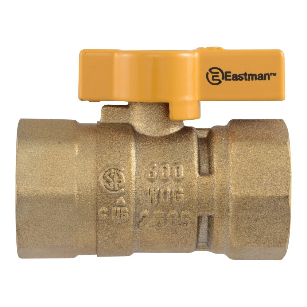 Eastman 60011B 3/4 in. FIP x 3/4 in. FIP Straight Lever Handle Gas Valve - 2