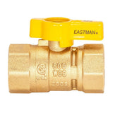 Eastman 60011 3/4 in. FIP x 3/4 in. FIP Straight Brass Gas Valve with Lever Handle - 2