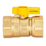 Eastman 60013 1 in FIP x 1 in FIP Straight Brass Gas Ball Valve with Lever Handle - 2