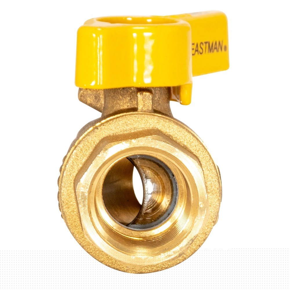 Eastman 60031 5/8 in. OD Flare 15/16-16 x 1/2 in. FIP Straight Brass Gas Valve - 3