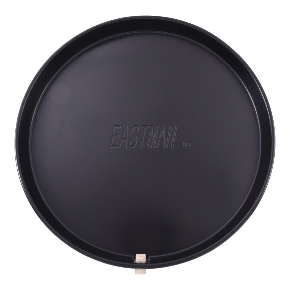 Eastman 60077CPN 30 in ID Black Plastic Water Heater Drain Pan with CPVC Fitting - 2