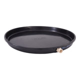 Eastman 60078CPN 28 in ID Black Plastic Water Heater Pan with CPVC Fittings