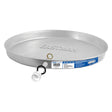 Eastman 60080 20 in. ID x 22 in. OD Aluminum Water Heater Drain Pan with CPVC Fitting