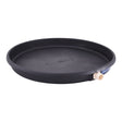 Eastman 60082CPN 24 in ID Black Plastic Water Heater Pan with CPVC Fitting