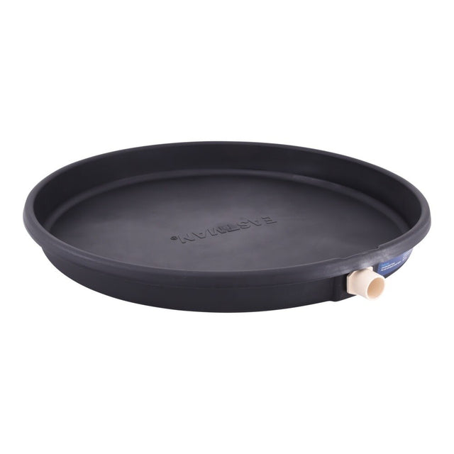 Eastman 60082CPN 24 in ID Black Plastic Water Heater Pan with CPVC Fitting