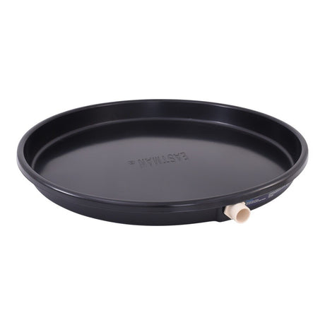 Eastman 60083CPN 26 in ID Black Plastic Water Heater Pan with CPVC Drain Fitting