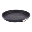 Eastman 60091CPN 22 in ID Black Plastic Water Heater Pan with CPVC Fittings