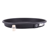 Eastman 60091CPN 22 in ID Black Plastic Water Heater Pan with CPVC Fittings - 3