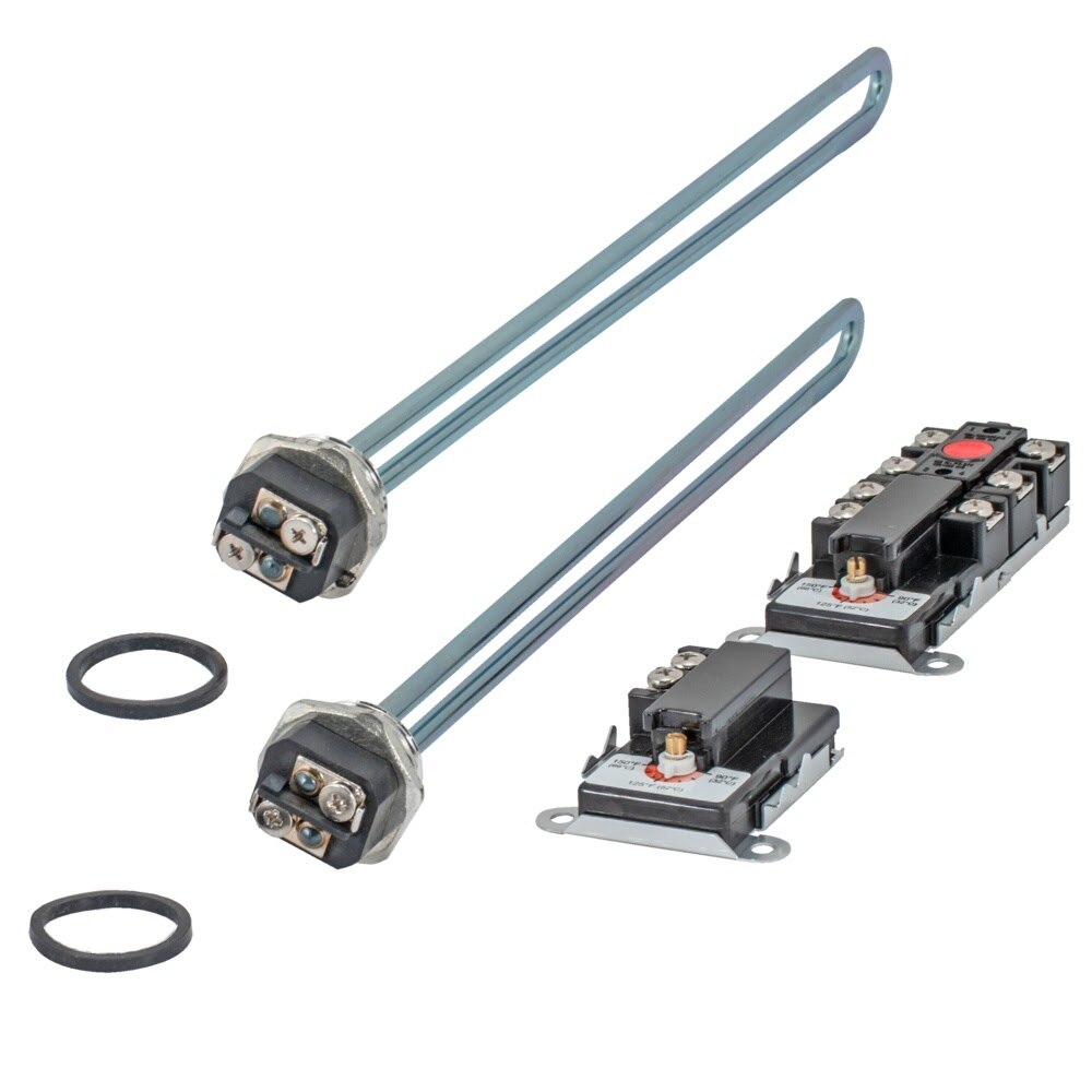 Eastman 60178 Electric Water Heater Tune Up Kit with 240 Volt 4500 Watt Elements and Thermostats