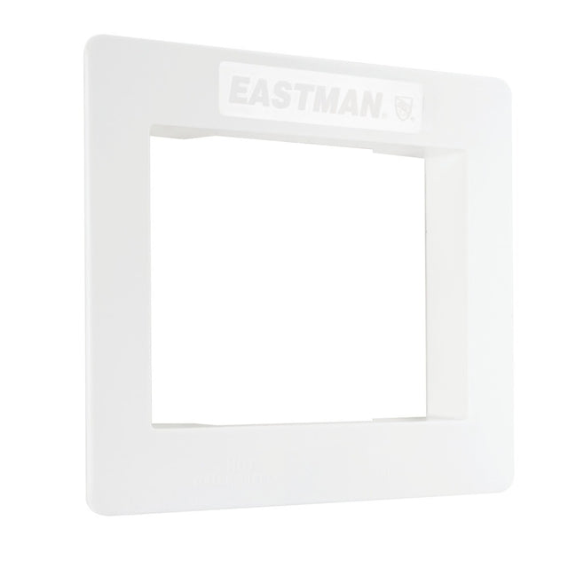 Eastman 60222 White Plastic Trim Plate for Square Icemaker Outlet Box 7-1/2 in x 5-5/8 in