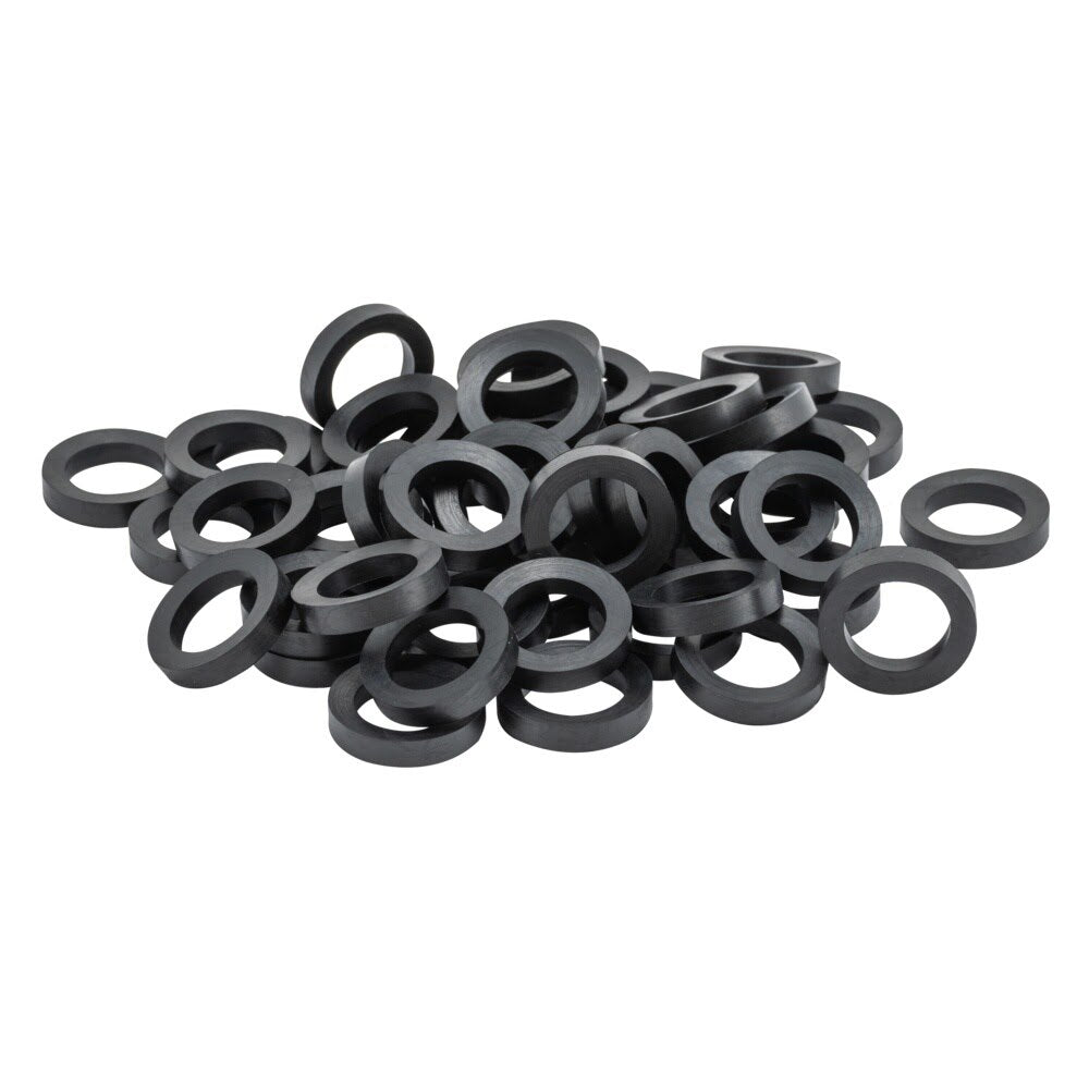 Eastman 60229N Black Rubber Replacement Water Heater Connector Washers for 3/4 in FIP (50 Pack)