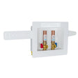Eastman 60230 1/2 in Crimp PEX Dual Drain Washing Machine Outlet Box with Hammer Arrestors
