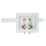 Eastman 60231 1/2 in. Expansion PEX F1960 Dual Drain Washing Machine Outlet Box with Hammer Arrestors - 2