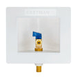 Eastman 60232 1/2 in. Sweat Ice Maker Outlet Box with Quarter Turn Ball Valve