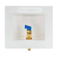 Eastman 60233 1/2 in Crimp PEX Ice Maker Outlet Box with 1/4 Turn Ball Valve