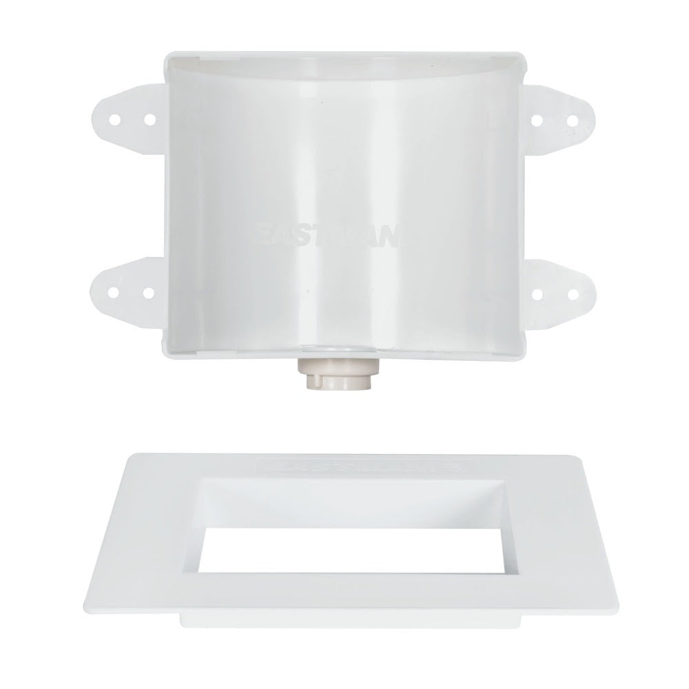 Eastman 60235 White Plastic Icemaker Outlet Box Less Valve - 2