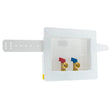 Eastman 60244 1/2 in. CPVC Dual Drain Washing Machine Outlet Box with Hot and Cold Ball Valves