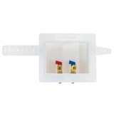 Eastman 60245 1/2 in Crimp PEX Double Drain Washing Machine Outlet Box - 2