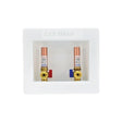 Eastman 60246 1/2 in. CPVC Center Drain Washing Machine Outlet Box with Hammer Arrestors
