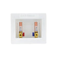 Eastman 60246 1/2 in. CPVC Center Drain Washing Machine Outlet Box with Hammer Arrestors