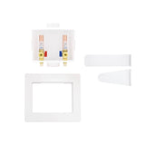 Eastman 60246 1/2 in. CPVC Center Drain Washing Machine Outlet Box with Hammer Arrestors - 3