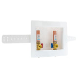 Eastman 60247 1/2 in. Crimp PEX Center Drain Washing Machine Outlet Box with Hammer Arrestors