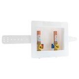 Eastman 60247 1/2 in. Crimp PEX Center Drain Washing Machine Outlet Box with Hammer Arrestors