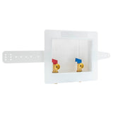 Eastman 60248 1/2 in Sweat Center Drain Washing Machine Outlet Box with Ball Valves