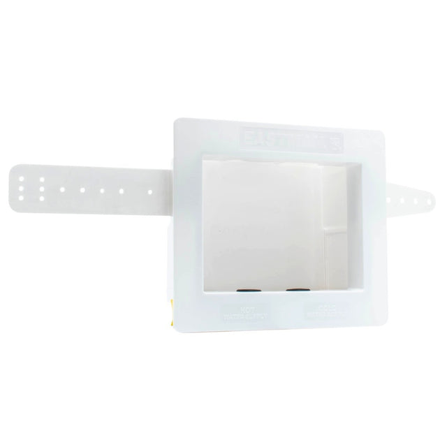 Eastman 60251 Single Lever Washing Machine Outlet Box Dual Drain Less Valve