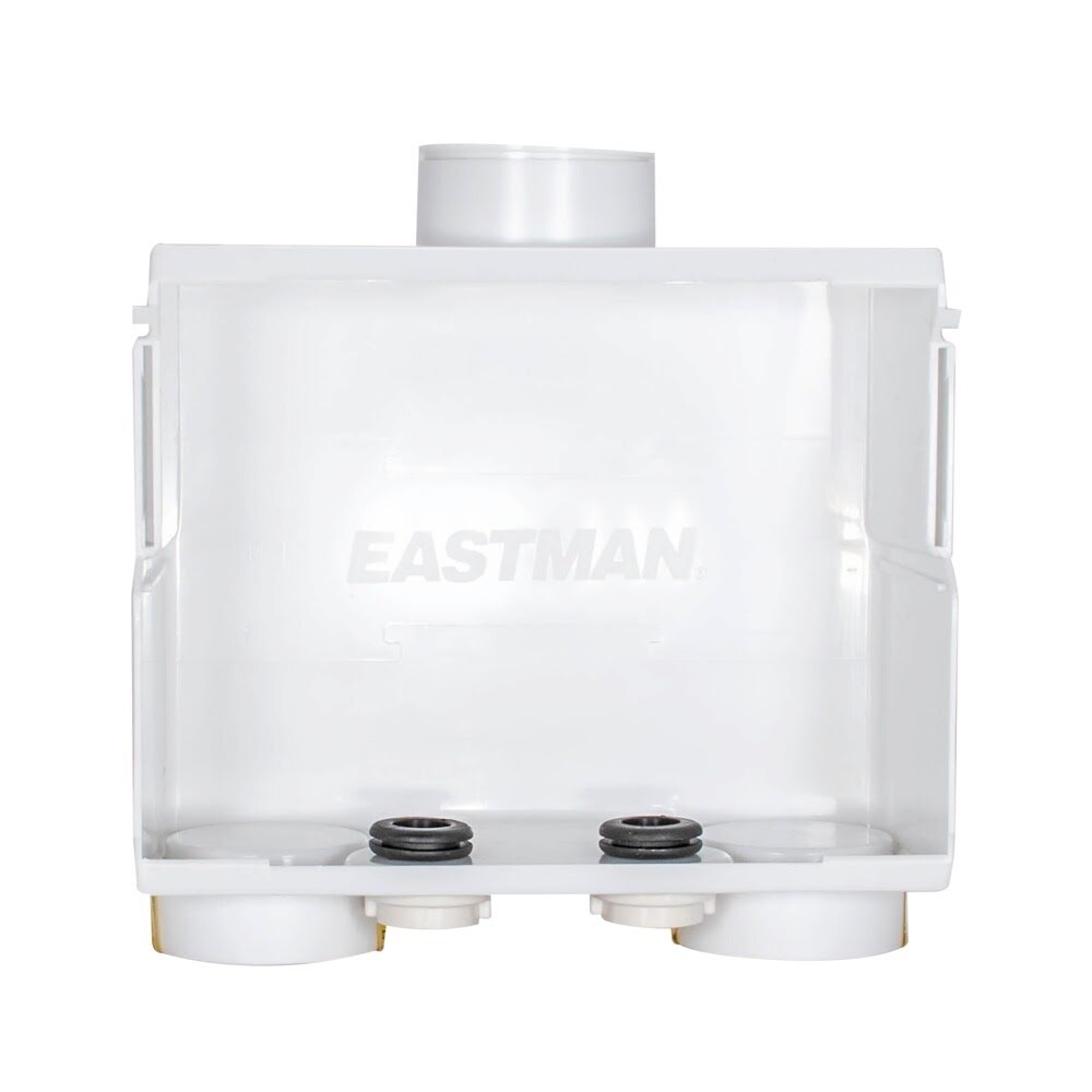 Eastman 60251 Single Lever Washing Machine Outlet Box Dual Drain Less Valve - 2