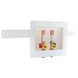 Eastman 60252 1/2 in. Sweat Dual Drain Washing Machine Outlet Box with Hammer Arrestors